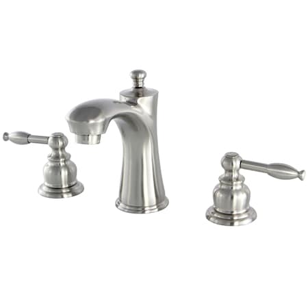 8 Widespread Bathroom Faucet, Brushed Nickel